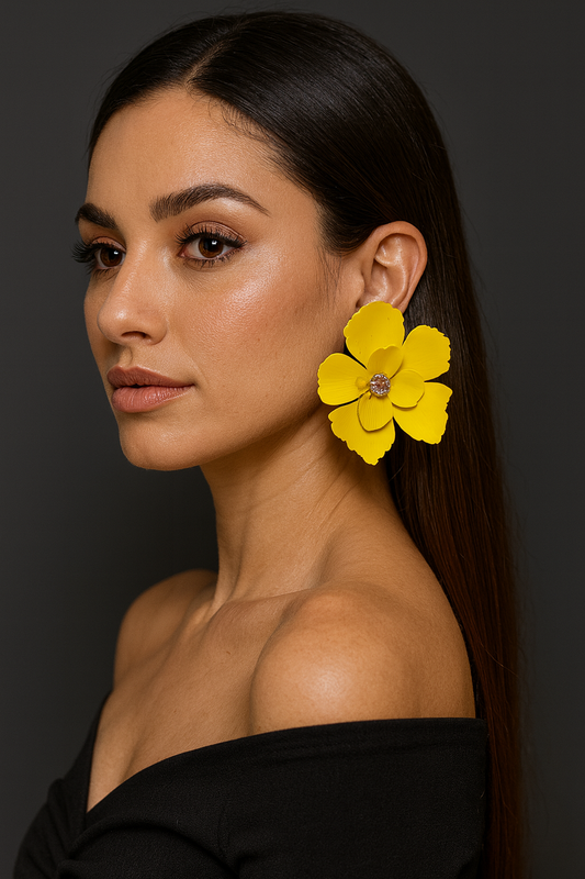 Floral earrings