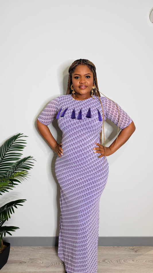 Arinola dress in purple